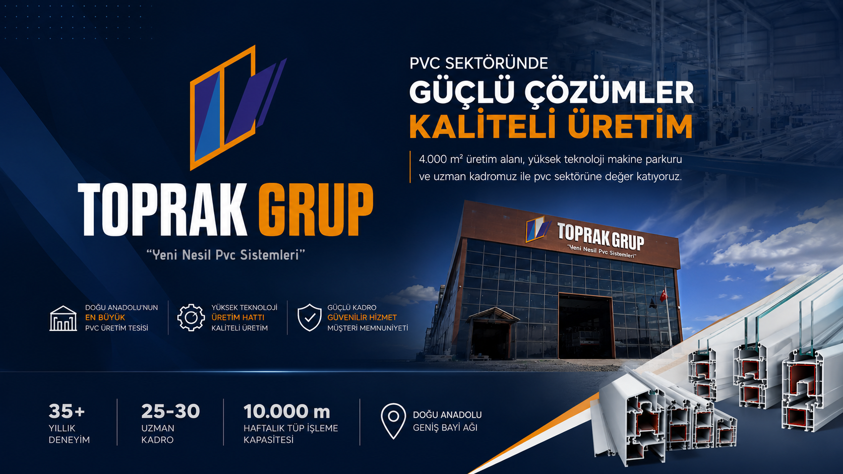 Toprak Grup PVC - Doğu Anadolu'nun En Büyük PVC Üretim Tesisleri