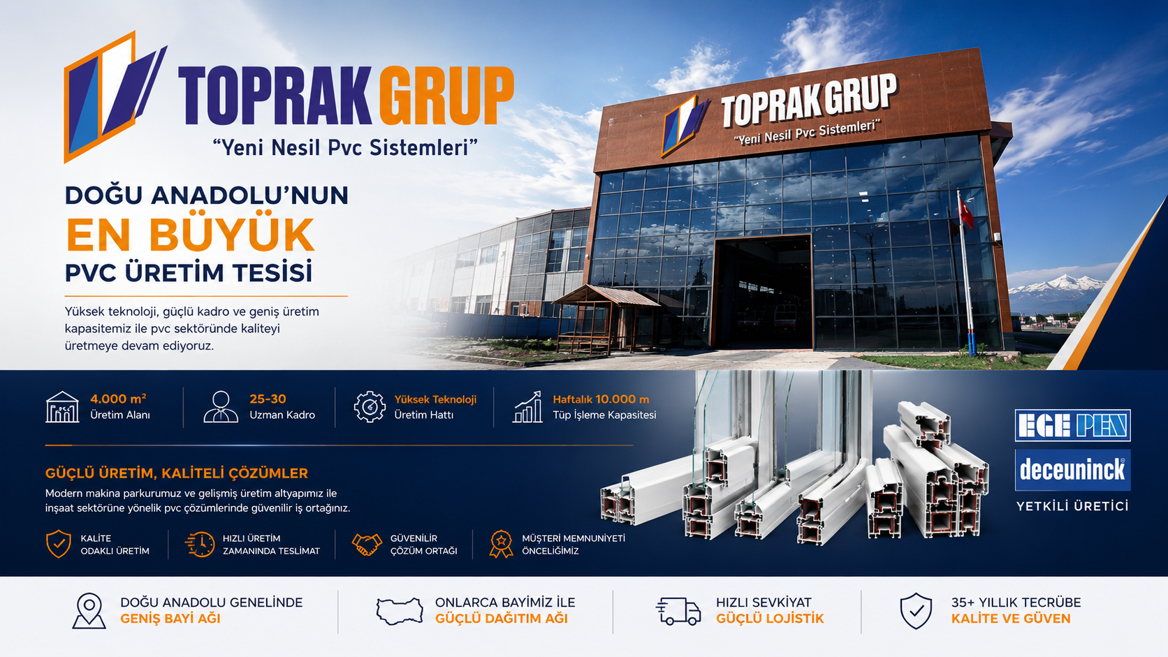 Toprak Grup PVC - 35 Yıllık Tecrübe ve Modern Üretim